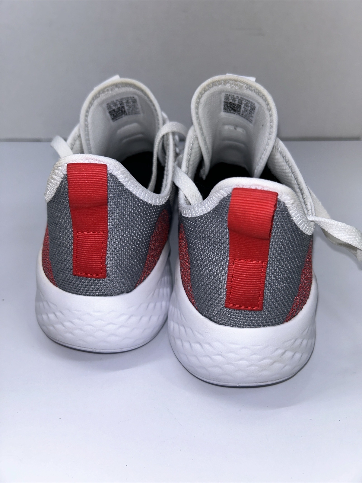 Adidas Cloudfoam Running Shoe HWI 28Y001 Men's Size 11.5 White, Gray