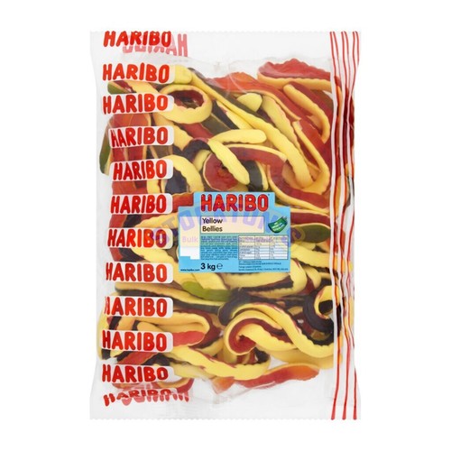 HARIBO YELLOW BELLIES 3KG X 1 BAG