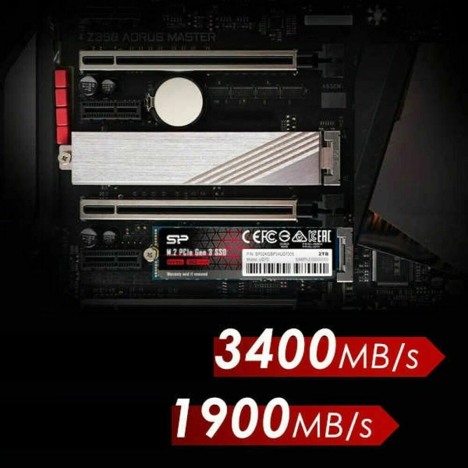 Silicon Power UD70 Series SSD 2TB M.2 2280 NVMe PCIe 3.0x4 - Image 4 of 4