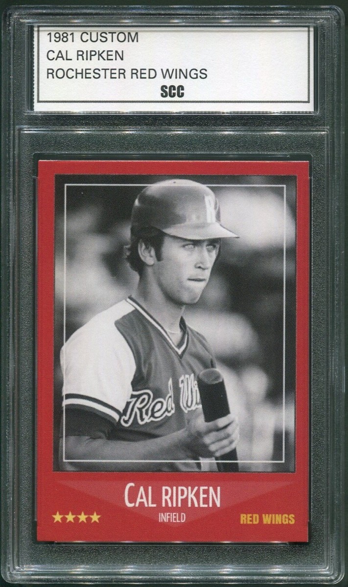 Custom 1981 Cal Ripken Jr Rochester Red Wings Minor League