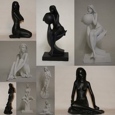 Modern Black or White Nude Lady Figurines Statues by Leonardo Collection