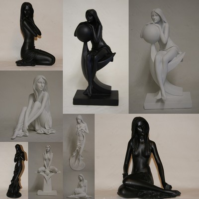 figurines and statues