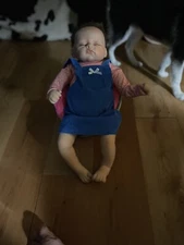 18 Inch Reborn Linda Murray Doll Has Place  For Batteries Not Working