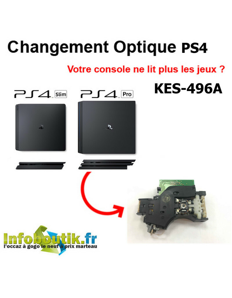 Pièce de Rechange Lentille Bloc Optique PS4 KES-496AAA