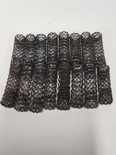 16 Vintage black Hair Rollers Curlers 1950s.
