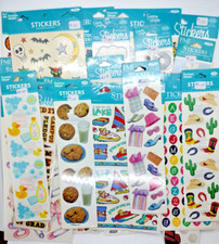 Vintage Sticker Lot of 25 Plus Frances Meyer New Sealed Craft Scrapbook Mixed