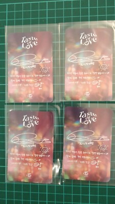 Twice - Taste of Love - Alcohol Free - Dahyun Photocard Membercard