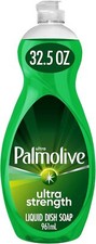 Palmolive Ultra Strength Liquid Dish Soap, 32.5 Fluid Ounce  Original Green