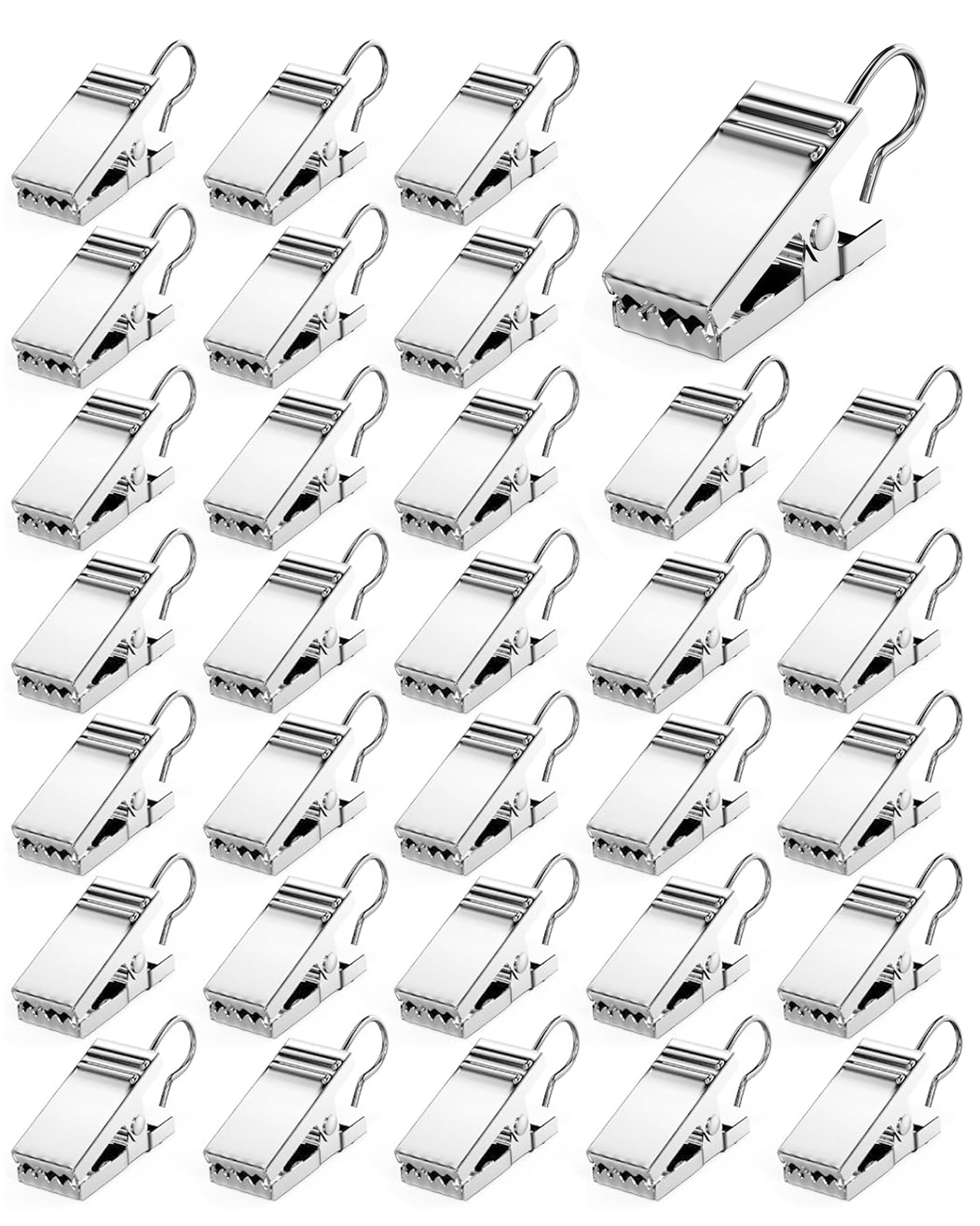 32 Pcs Curtain Clips With Hook For Curtain Photos Home Decoration Outdoor Christ