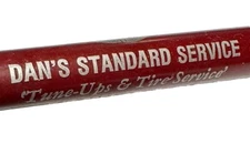 Vintage Earling Iowa Dan’s Standard Service Gas Station Oil Fuel Gasoline IA Pen