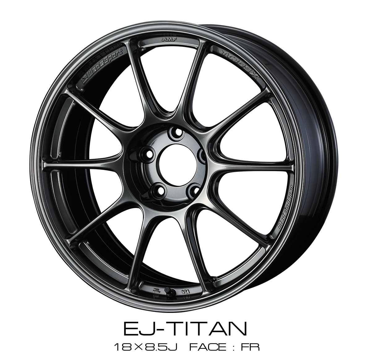 weds sports TC105X 17×7.5Jインセット38 4/100 WEDS WEDSSPORT TC-105X 17×7.5J 38 4x100 EJ-TITAN | eBay