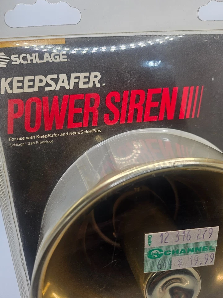 Schlage Keepsafer ~ Power Siren Security Horn ~ No 71-103 6W 8 Ohms Deal(A3) - Image 3 of 4