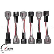 6 X Einspritzdüse Kabelbaum Gurt Adapter für Nissan Jecs Stecker Zu Denso Buchse