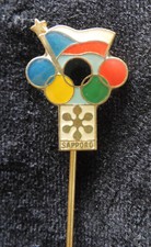Sapporo 1972 Event Olympics Fan Pin, Buttons for sale | eBay