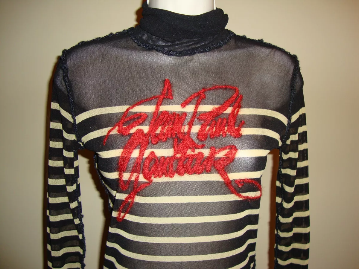 Jean Paul GAULTIER FEMME Native Hand T-shirt 40 Authentic Women