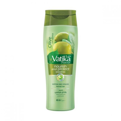 Vatika Natural Shampoo Nourish & Protect With Olive Oil & Henna 400ml