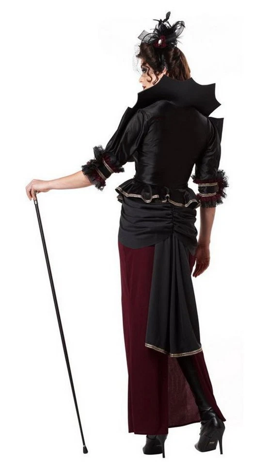 Disfraz victoriano vampiro dama de la mansión adulto Foto 3 de 4