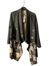 Nwt $108 Womens Chelsea & Theodore 1x Jacket Coat With Pockets