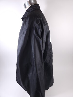 Vtg Limp Bizkit Black Giant Lightweight Coach Button Jacket