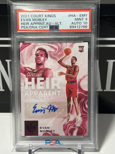 2021-22 Panini Court Kings - Heir Apparent Violet #HA-EMY Evan Mobley /49 (AU, RC)