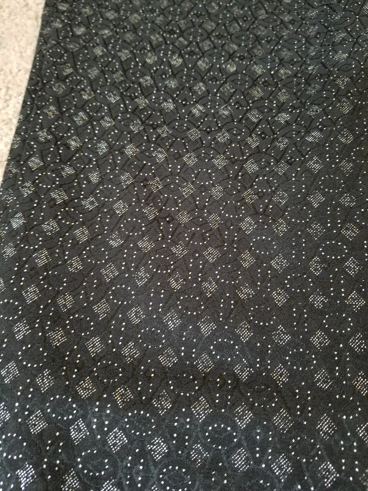 Old Navy Pixie stretch black silver shiny jacquar… - image 2