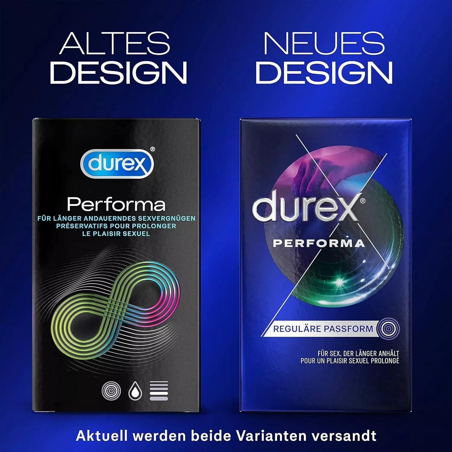 Durex Performa Kondome Verlängerungskondome mit 5 % Benzocain-Gel (1 x 12 Stück)