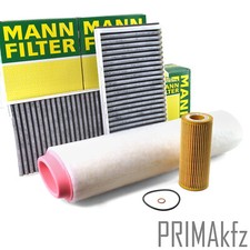 3x MANN Ölfilter Innenraumfilter Luftfilter Satz für BMW 5er E60 E61 525d 530d