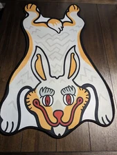 Custom Rug/Mat Mad Rabbit New