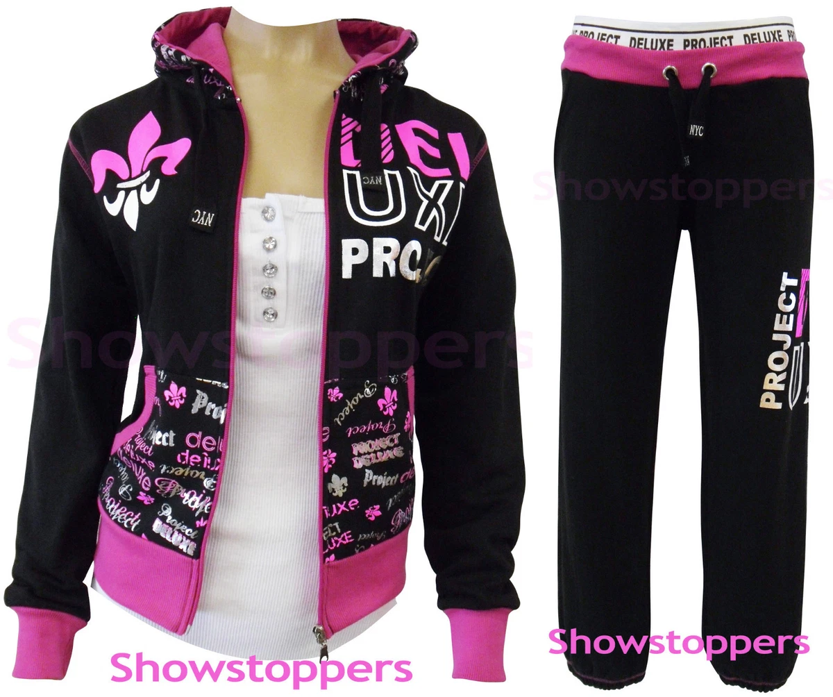 Surv tement fille capuche costume de poche V tements jogging ge