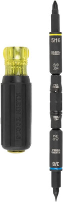 Klein Tools 32527HD KNECT 11-in-1 HVAC Multi-Bit Black and Yellow 
