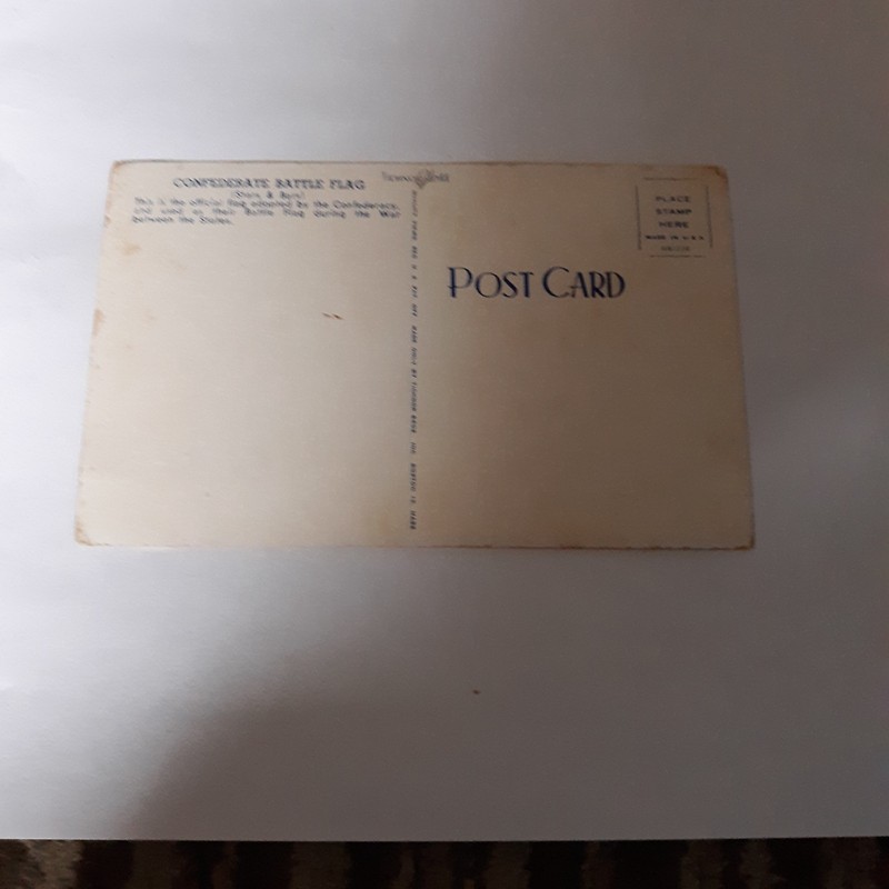 Vintage Flag Postcard 