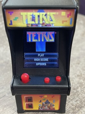 Tetris Tiny Arcade Cabinet Keychain Game, Micro, Super Impluse, 2024, Tested,