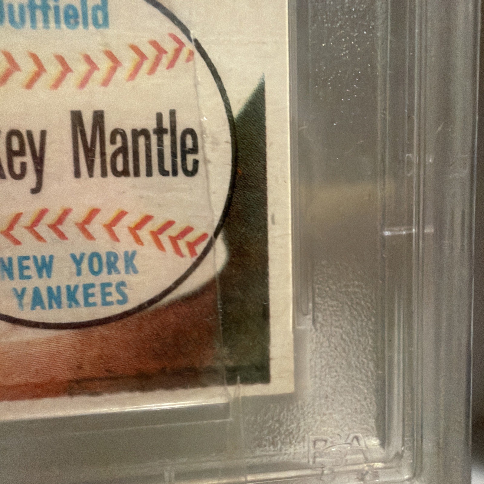 1964 Topps Giants | Mickey Mantle #25 | PSA 5 EX view 7