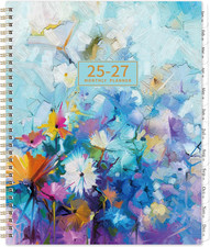 Monthly Planner/Calendar - 2 Year Monthly Planner 2025-2027, 9" X 11", July 2025