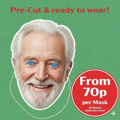 PERSONALISED CUSTOM GIFTS Personalized Photo Face Masks Custom Face For Hen Stag Birthday Wedding Party