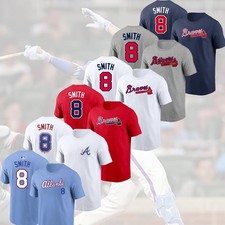 FASTSHIP - Dominic Smith #8 Atlanta Braves 2026 Player Name & Number Gift Fans