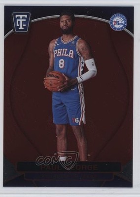 2024-25 Panini Totally Certified Red Mirror 121/149 Paul George #50 10up