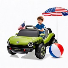 12V Ride On Car for Kids, Electric Battery Powered Toy Car 4 Wheeler Vehicles US