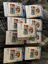 Image of HP Sprocket 3x4 ZINK Photo Paper 100 Sheets Sticky Backed New 9 boxes