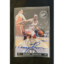1999 Press Pass Authentics Autographs Kenny Thomas RC1 Rookie Auto Card. rookie card picture
