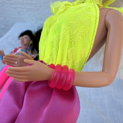 Juego De Colección De Tres Muñecas Barbie & The Rockers Diva Mattel Años 80 Sin Caja - Imagen 13 de 15