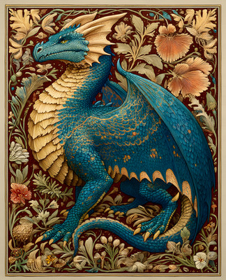 8x10 Fine Art Print - Decorative Illustration Artwork - 463862799