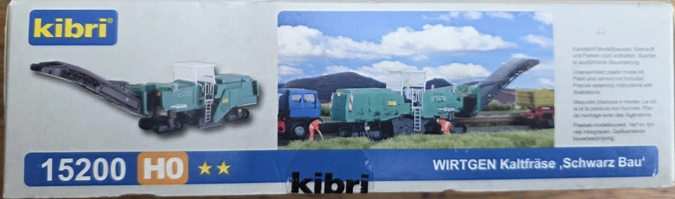 Amoladora de pavimento Kibri HO "Fresadora en frío, negra" 15200 - Nueva en caja Foto 4 de 4