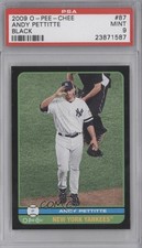 2009 O-Pee-Chee Black Border Andy Pettitte #87 PSA 9 MINT 0q5