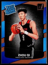 Zhou Qi 2017-18 Donruss #151 Rated Rookie Houston Rockets RC