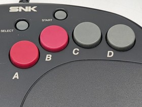 Neo Geo CD CD-T01 Console SNK w/ Controller AC Adapter Tested Japan