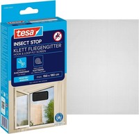 tesa Insect Stop Fliegengitter Fenster 130X150 Anthrazit Fliegennetz Klettband