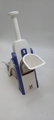 PURPLE/WHITE - ZAKARIAN DASH SAFE SLICE MANDOLINE FOR VEGETABLES, MEAL PREP &