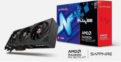 Sapphire AMD Radeon RX 9070 XT PULSE RDNA4 16GB GDDR6 Grafikkarte