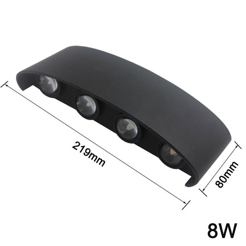 Tuya RGBW Led Wandlampe Wandleuchte Außenlampe up down Led außen/innen licht DE - Bild 6 von 16